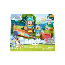 Kolibri Játék Bluey Gokart Készlet 2 Figurával játékfigura