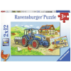 Kolibri Játék Ravensburger Dolgos mindennapok 2 x 12 db puzzle