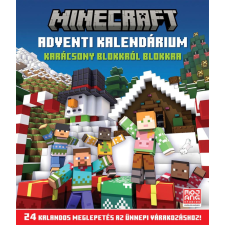 Kolibri Kiadó Minecraft - Adventi kalendárium - Karácsony blokkról blokkra gyermek- és ifjúsági könyv