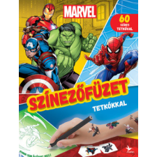 Kolibri Kiadó Színezőfüzet tetkókkal - Marvel gyermek- és ifjúsági könyv