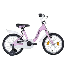 KOLIKEN Koliken 16″ Lindo kerékpár, ciklámen-fehér, kontrás gyermek kerékpár