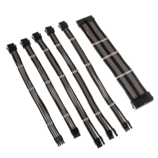 Kolink core adept braided kábel hosszabbító szett fekete-sötétszürke (5999094004788) coreadept-ek-bgm kábel és adapter