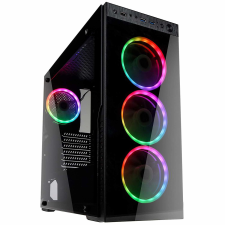 Kolink Horizon RGB Window Számítógépház - Fekete számítógép ház