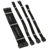 Kolink Kábel modding kolink core standard fonott hosszabbító kit - jet black