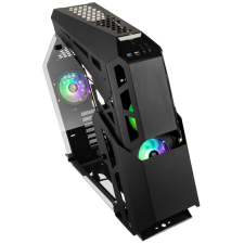 Kolink Számítógépház kolink big chungus shredded edition argb showcase atx edzett üveg fekete számítógép ház