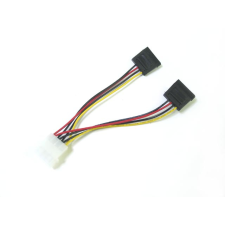 Kolink - Táp Átalakító Molex (Male) - 2x SATA PWR (Female) kábel és adapter