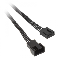 Kolink ZUAD-771 4-pin PWM (apa - anya) kábel 0.3m - Fekete kábel és adapter