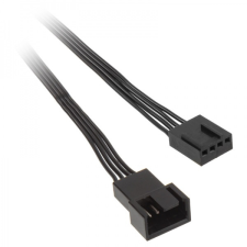 Kolink ZUAD-772 4-pin PWM (apa - anya) kábel 0.6m - Fekete kábel és adapter