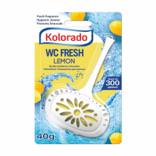 Kolorado "Fresh" kosaras toalett block citrom - 40g tisztító- és takarítószer, higiénia