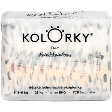 Kolorky DAY eső és szivárványok S méret (25 db) pelenka