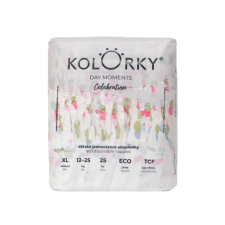 Kolorky Day öko pelenka, Celebration, XL (12-25kg), 25db pelenka