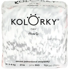 Kolorky DAY Szívecskés, M-es méret (21 db) pelenka