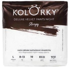 Kolorky DELUXE VELVET PANTS NIGHT Sleepy - L, 19 db pelenka