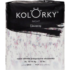 Kolorky NIGHT unikornisok XL méret (17 db) pelenka