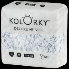 Kolorky Velvet Deluxe Love Live Laugh öko pelenka, M (5-8kg), 21db pelenka