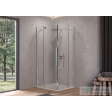 Kolpa San Polaris Q 100 SBR/1 szögletes nyílóajtós zuhanykabin, króm 515330 kád, zuhanykabin