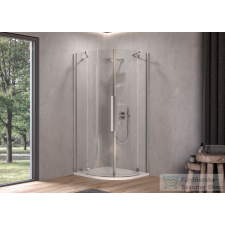 Kolpa San Polaris R 100 SBR/1 íves nyílóajtós zuhanykabin, króm 515380 kád, zuhanykabin