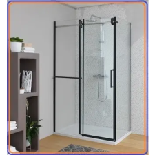 Kolpa San Virgo UNI TK szögletes zuhanykabin 120x80 cm Ezüst kád, zuhanykabin