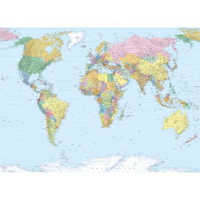 Komar fotótapéta World Map 270 cm x 188 cm tapéta, díszléc és más dekoráció