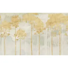 Komar Golden Pines vliestapéta 400 cm x 250 cm tapéta, díszléc és más dekoráció