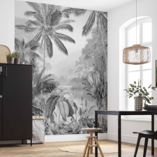 Komar Lac Tropical fekete-fehér fényképfreskó 200 x 270 cm tapéta, díszléc és más dekoráció