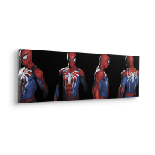 Komar Marvel Spider-Man Portrait Photos feszített vászonkép kék grafika, keretezett kép