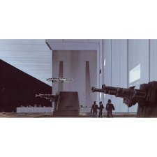 Komar vlies fotótapéta Star Wars Classic RMQ Death Star Hangar 500 cm x 250 cm tapéta, díszléc és más dekoráció