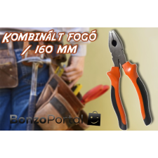 Kombinált fogó /edzett acélból/ csúszásgátló bevonatú nyél fogó