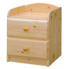 Komforttéka Csanád 2 fiókos kicsi éjjeliszekrény