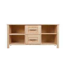 Komforttéka Fenyőfa TV Állvány - 2 Fiókkal és Polcokkal bútor