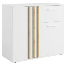  Komód, 2D1S, fehér/artisan tölgy, TOLIS TYP 4 bútor