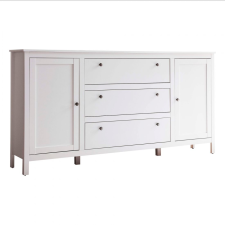  Komód 2D3S, fehér, OLJE bútor