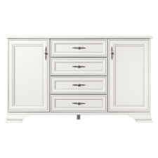  Komód, alpesi fehér, KENTAK KOM2D4S bútor