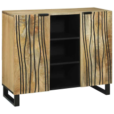  Komód Barna 90 x 33 x 75 cm tömör mangófa bútor