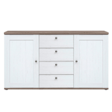  Komód, canyon fenyő/sonoma trüffel tölgy, TEINA KOM2D4S bútor