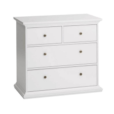  Komód, DTD fóliázott/MDF festett, fehér, PARIS 76716 bútor