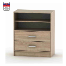  komód polccal, tölgy sonoma, BETTY 4 BE04-013-00 bútor