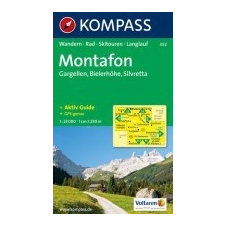 Kompass 032. Montafon turista térkép Kompass 1:25 000 térkép