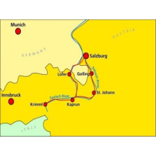 Kompass 141. Tauern-Radweg turista térkép Kompass 1:125 000 térkép