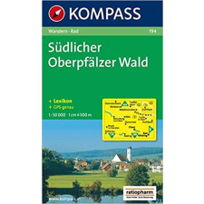 Kompass 194. Oberpfälzer Wald, Südlicher turista térkép Kompass térkép