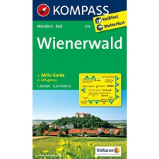 Kompass 209. Wienerwald turista térkép Kompass 1:50 000 térkép