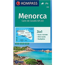 Kompass 243. Menorca turista térkép Kompass térkép