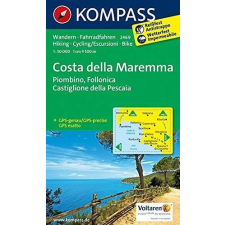 Kompass 2469. Costa della Maremma, D/I turista térkép Kompass térkép