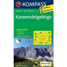 Kompass 26. Karwendelgebirge turista térkép Kompass térkép
