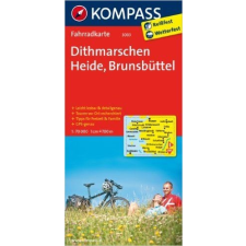 Kompass 3003. Dithmarschen, Heide, Brunsbüttel kerékpáros térkép 1:70 000 Fahrradkarten térkép