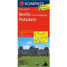 Kompass 3038. Berlin und Umgebung, Potsdam kerékpáros térkép 1:70 000 Fahrradkarten térkép