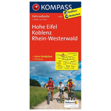 Kompass 3059. Hohe Eifel, Koblenz, RheinWesterwald kerékpáros térkép 1:70 000 Fahrradkarten térkép