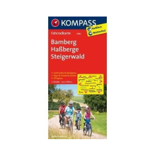 Kompass 3082. Bamberg, Haßberge, Steigerwald kerékpáros térkép 1:70 000 Fahrradkarten térkép
