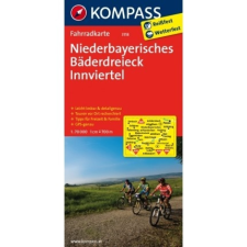 Kompass 3118. Niederbayerisches Bäderdreieck, Innviertel kerékpáros térkép 1:70 000 Fahrradkarten térkép