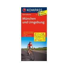 Kompass 3119. München und Umgebung kerékpáros térkép 1:70 000 Fahrradkarten térkép